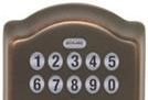 Image of the door entry Keypad